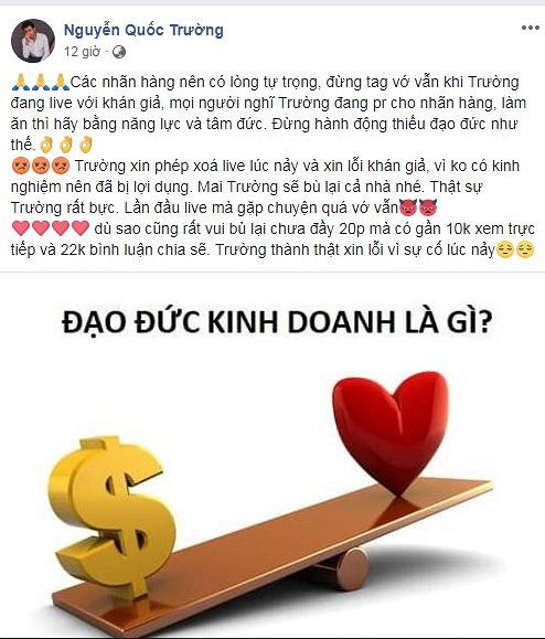 Gần đây nhất, nam diễn viên "Về nhà đi con" Quốc Trường tỏ ra bức xúc bị các nhãn hàng lợi dụng để PR sản phẩm. Ảnh: Nld.