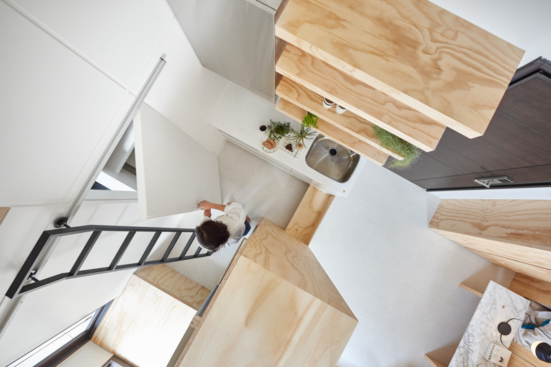  Căn hộ nhỏ rộng 33m2 được thiết kế dành cho hai mẹ con ở Đài Bắc (Đài Loan).