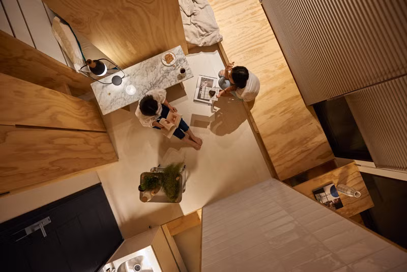 Trần cao giúp không khí trong nhà thoáng mát hơn.