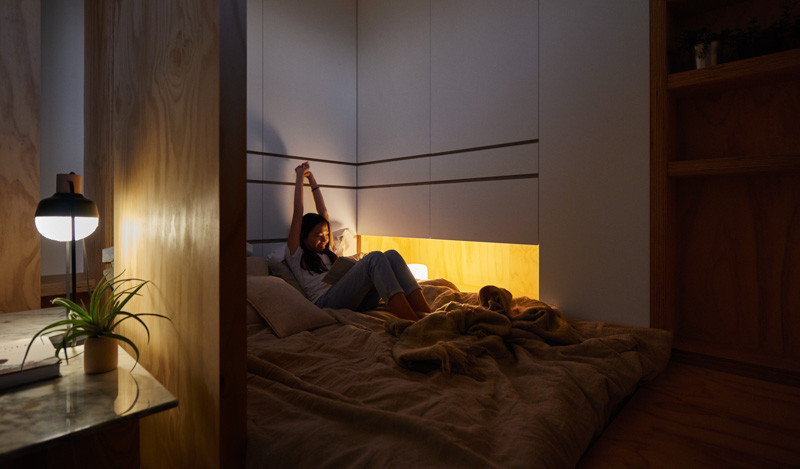  Phòng ngủ nhỏ nhưng ấm cúng.