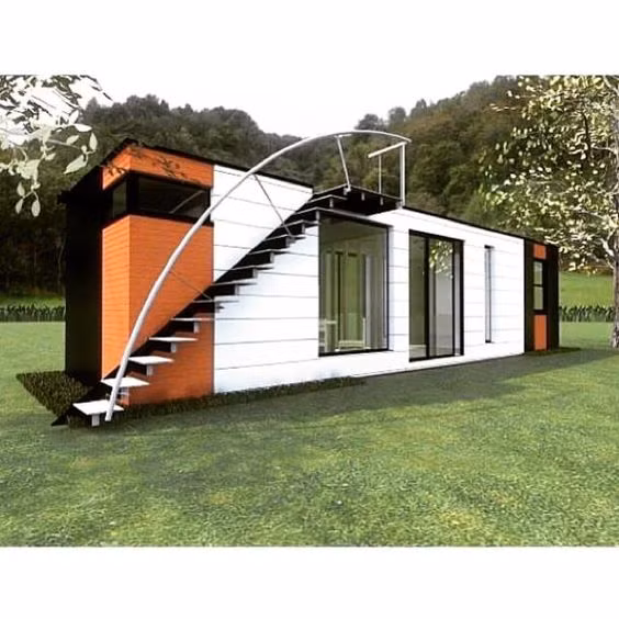 Việc cải tạo hoàn toàn lớp vỏ ngoài khiến ít ai nhận ra đây là nhà container. Ảnh: Nhadepso.