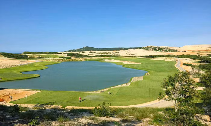 Ngoài dự án sân golf KN Cam Ranh, công ty cổ phần đầu tư và kinh doanh golf Long Thành còn sở hữu sân Golf Long Thành (thuộc xã Tân Mai, thành phố Biên Hòa, Tỉnh Đồng Nai) cách TP HCM 30 km về phía Bắc. Ảnh: Chudu24.
