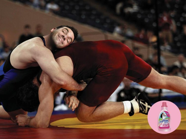 Nước xả vải Softlan tuyệt vời đến nỗi các đô vật không thể thi đấu.