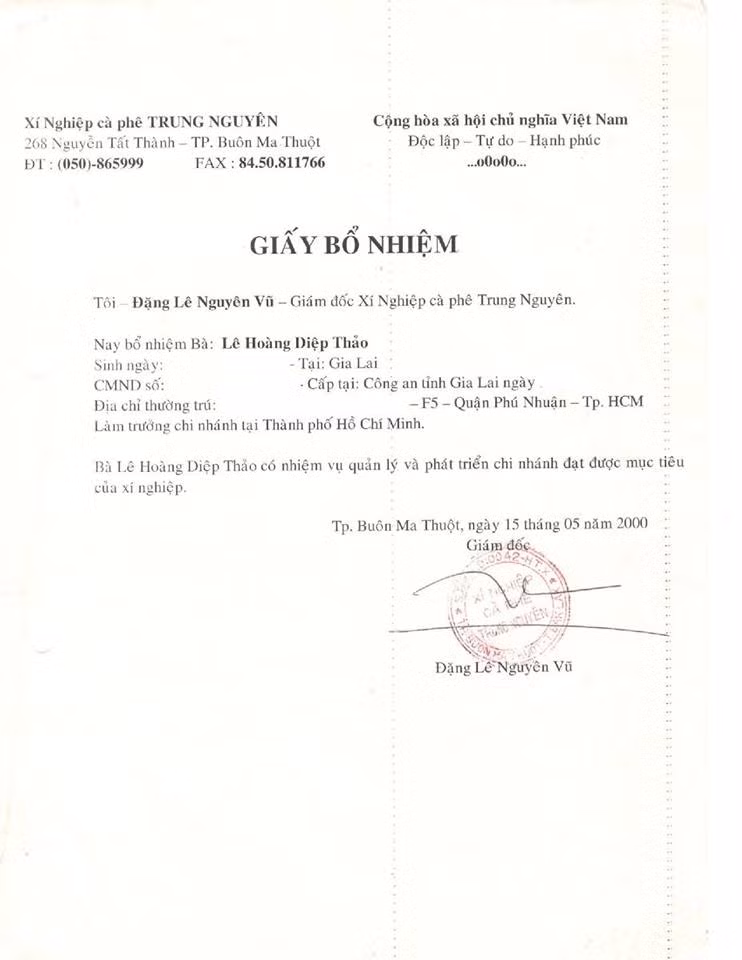 Ba Diep Thao bat ngo tung 