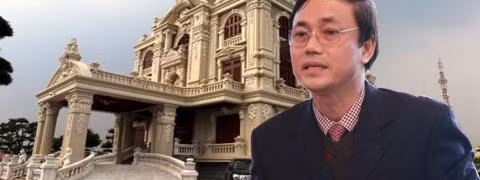 Ông Trần Văn Khâm được biết đến căn biệt thự khủng của gia đình ở P. Trung Thành, TP. Thái Nguyên.