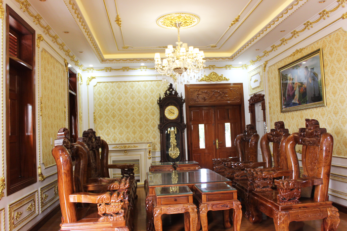 Một góc bên trong phòng khách. Ảnh: Nld.