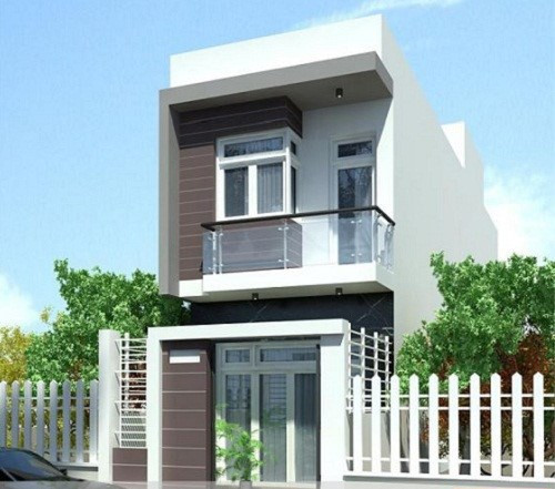 Để tránh sự đơn điệu, kiến trúc sư sử dụng thiết kế lệch tầng. Phần mái được đổ bằng bê tông cốt thép chắc chắn. Ảnh: Kientrucsuvietnam.