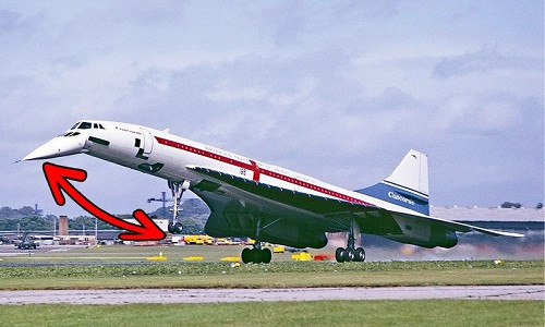 Trong thập niên 60, các kỹ sư Nga đã phát minh ra máy bay chở khách nhanh nhất với mũi máy bay có thể nghiêng theo ý muốn. Khi cất cánh và hạ cánh, máy bay nghiêng mũi xuống cho phép phi công định vị đường băng. Trong khi bay, chiếc mũi được đưa trở lại vị trí ban đầu để tăng tốc độ.