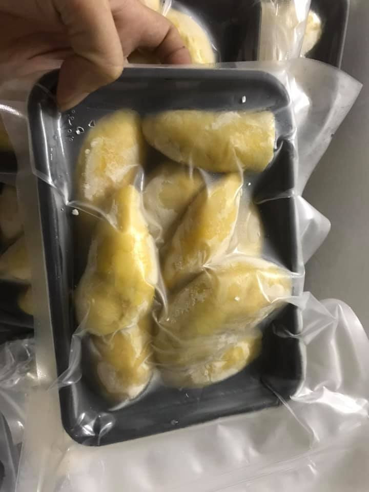 Ngoài ra, sầu riêng Malaysia còn dẻo, thơm, hạt lép mà múi đầy đặn và săn chắc. Ảnh: FB Hai Pham