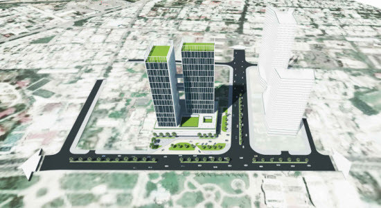 Dự án Thiên Hưng tọa lạc ở vị trí “đất vàng”, thuộc khu đô thị, thương mại, dịch vụ phía Tây đường An Dương Vương, TP Quy Nhơn. Dự án có quy mô lớn, thiết kế độc đáo, với tổng vốn đầu tư gần 3.000 tỷ đồng. Ảnh: Sở kế hoạch đầu tư Bình Định.