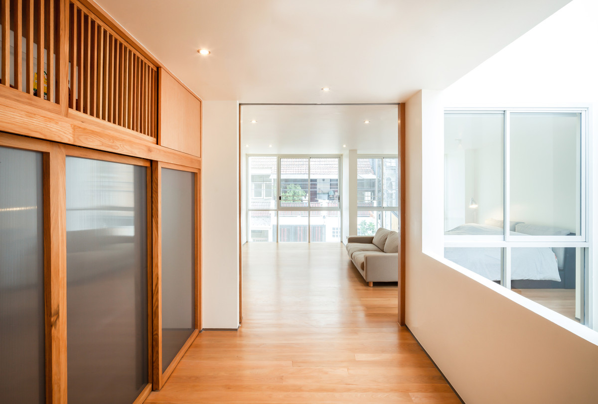 Phòng ngủ có thể thông với nhau hoặc tách riêng. Nguồn ảnh: Archdaily.