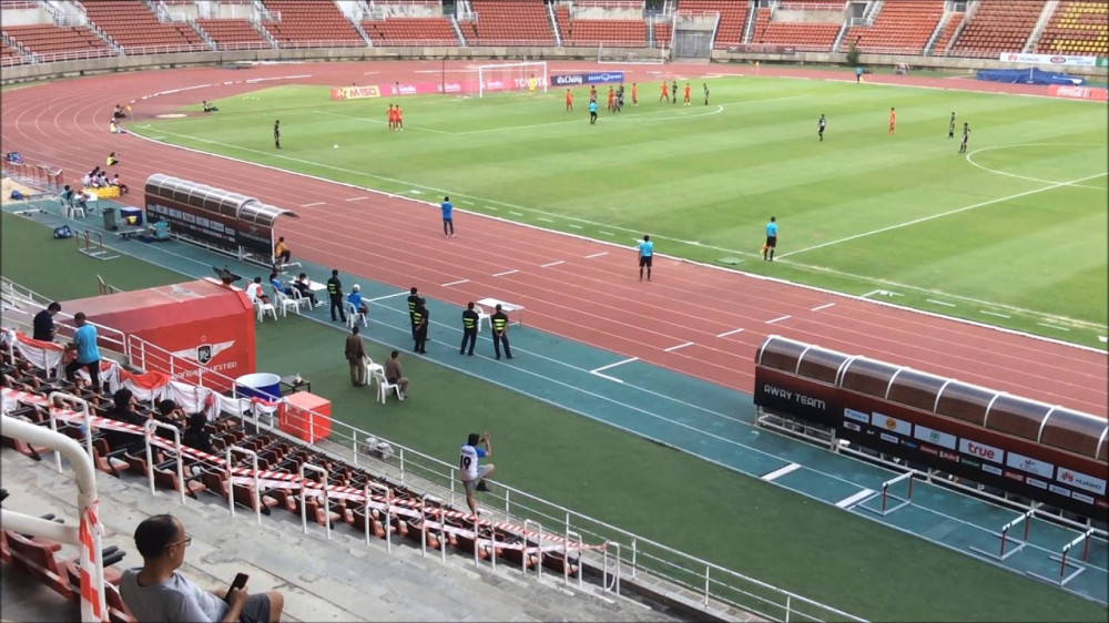 Sân vận động Thammasat được khánh thành năm 1998 để phục vụ cho Asian Games. Ảnh: Youtube