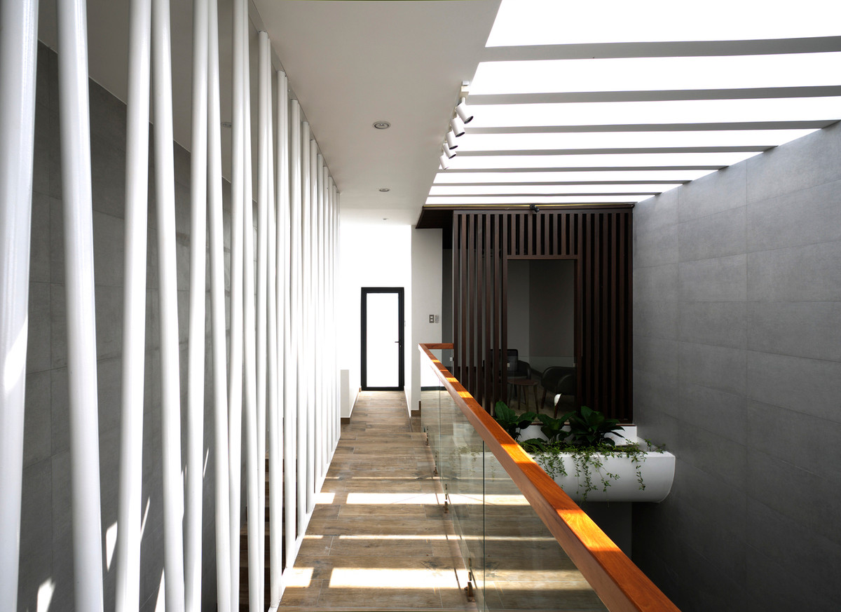 Khu giặt phơi, phòng thư giãn nhỏ và sân thượng được bố trí trên tầng 3.