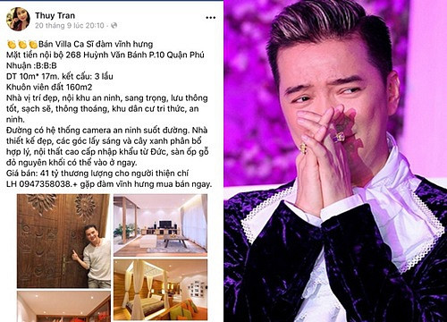Nam ca sĩ khẳng định anh không sở hữu căn biệt thự nào nằm ở mặt tiền nội bộ Huỳnh Văn Bánh, P.10, quận Phú Nhuận như thông tin rao bán. Hơn nữa, Đàm Vĩnh Hưng cũng không có nhu cầu bán nhà. Ảnh: Vietgiatri.