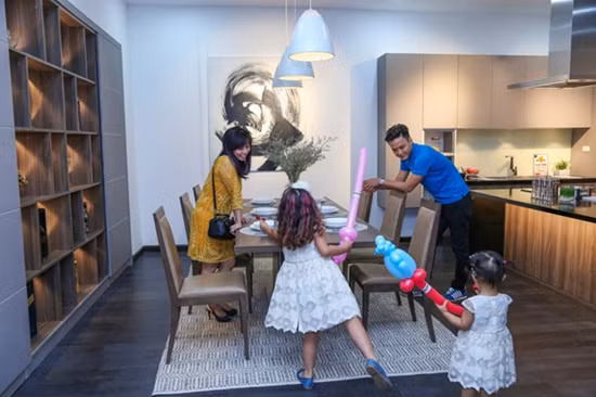 Nhà bếp hiện đại và ấm cúng. Ảnh: Vietnamnet.