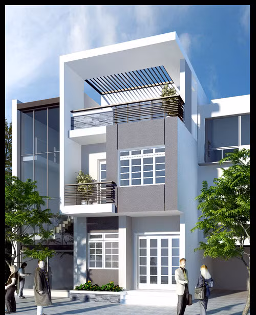 Mái che sân thượng vừa đảm bảo tính thẩm mỹ vừa tạo không gian nghỉ ngơi, thư giãn tốt nhất. Ảnh: Nhadep.