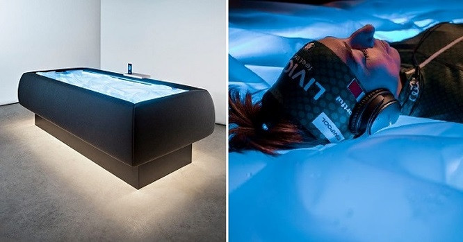 Chiếc giường cho bạn cảm giác như đang nổi trên mặt nước.