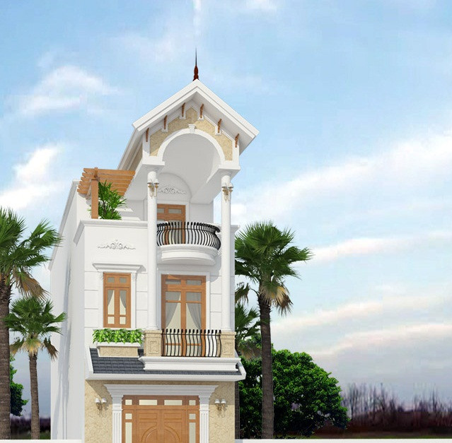 Nhà phố sang trọng với cách phối màu sắc đơn giản, hài hòa và thanh lịch. Ảnh: Dreamhouse.