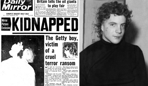 Năm 1973, tỷ phú xăng dầu J Paul Getty được nhiều người nhắc tới khi mặc cả từng đồng tiền chuộc cậu cháu nội J. Paul Getty III. Ảnh: Mirror.