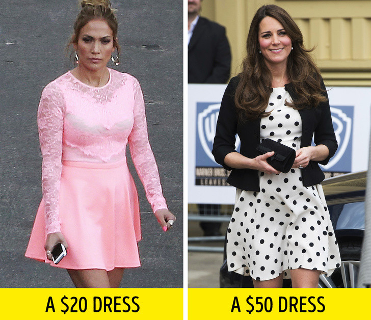 Người giàu có thể dễ dàng mua bộ quần áo đắt tiền của các thương hiệu cao cấp. Tuy nhiên, nếu cuộc sống ít liên quan đến các sự kiện xã hội, họ thường không mua trang phục đó. Steve Jobs từng ăn mặc rất giản dị. Đồng hồ của Bill Gates có giá 10 USD.