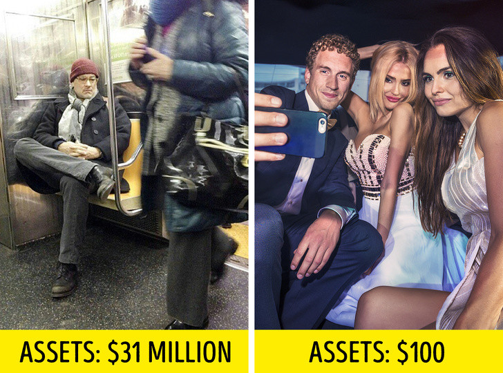 Người giàu có thực sự thường không thích thể hiện. Cuộc sống của họ rất khiêm tốn. Chẳng hạn, Ingvar Kamprad, người sáng lập IKEA, luôn bay hạng phổ thông và lái một chiếc Volvo cũ.