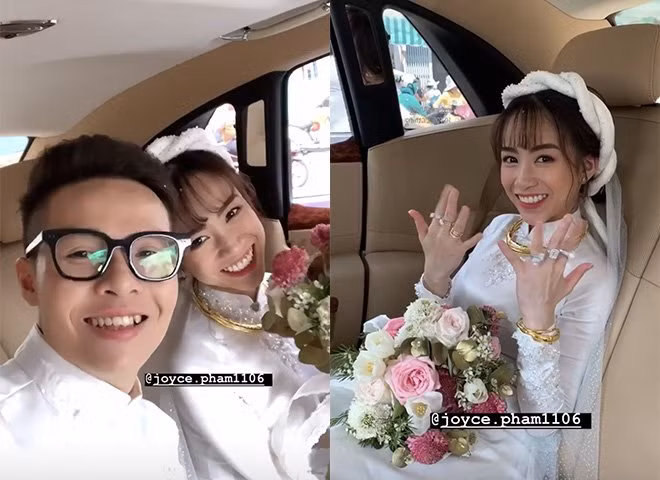 Ngày 8/9, con gái của đại gia Minh Nhựa - Joyce Phạm (tên thật là Phạm Trần Nguyễn Minh Anh) chính thức lên xe hoa về nhà chồng. Ảnh: Khám phá.