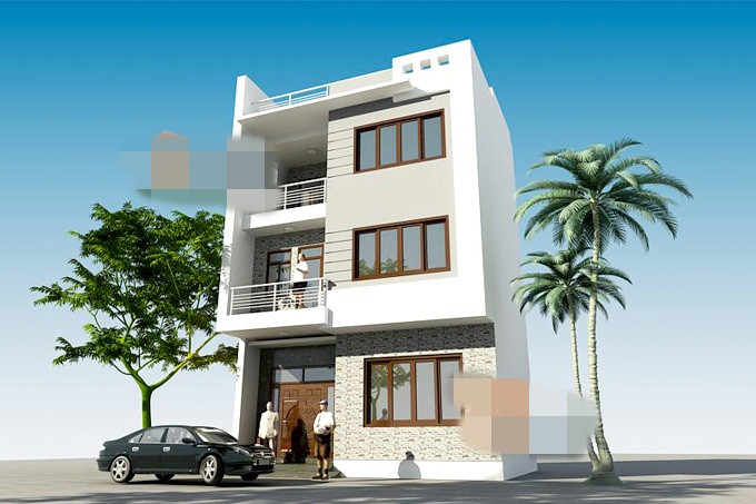 Nhà ống hiện đại tập trung chủ yếu vào công năng, tránh các đường nét rườm rà quá mức. Ảnh: Kientaoviet.