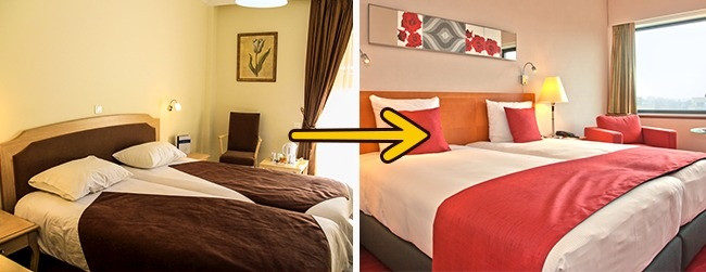 Khi nhận phòng, vì lý do chủ quan nào đó, bạn có thể yêu cầu đổi phòng khác (ở tầng trên, tầng dưới). Nếu còn phòng, nhân viên khách sạn sẽ không ngại giới thiệu phòng khác và bạn không phải trả thêm phí cho việc này.