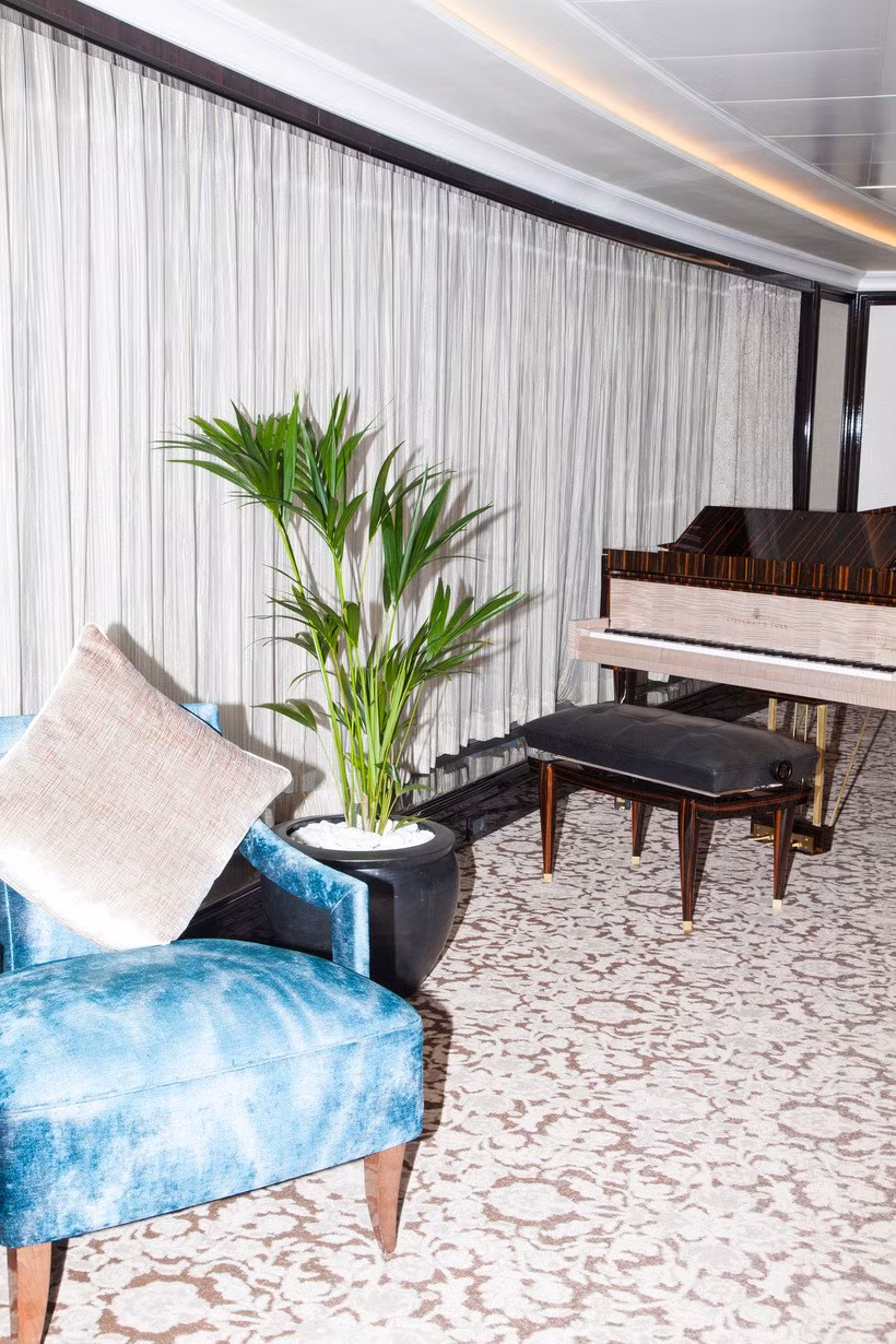 Với diện tích này, du thuyền Regent Suite rộng gần gấp đôi so với nhà trung bình ở Mỹ.