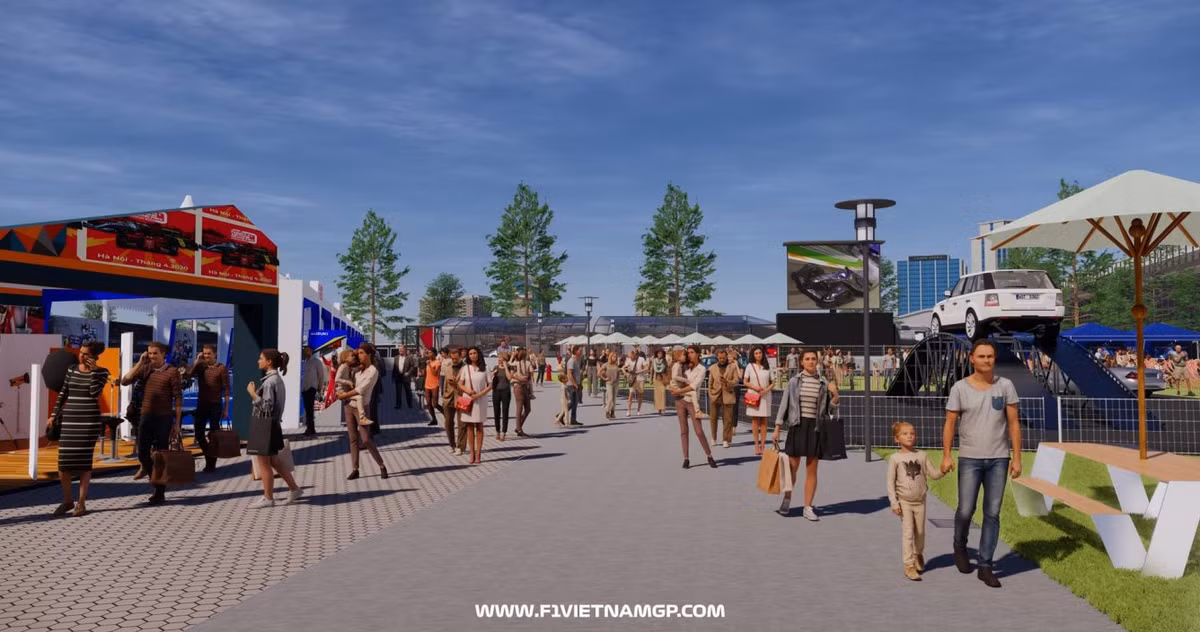 Đường đua phố tại Việt Nam được thiết kế với chiều dài một vòng đua là 5.565m, với 22 góc cua.