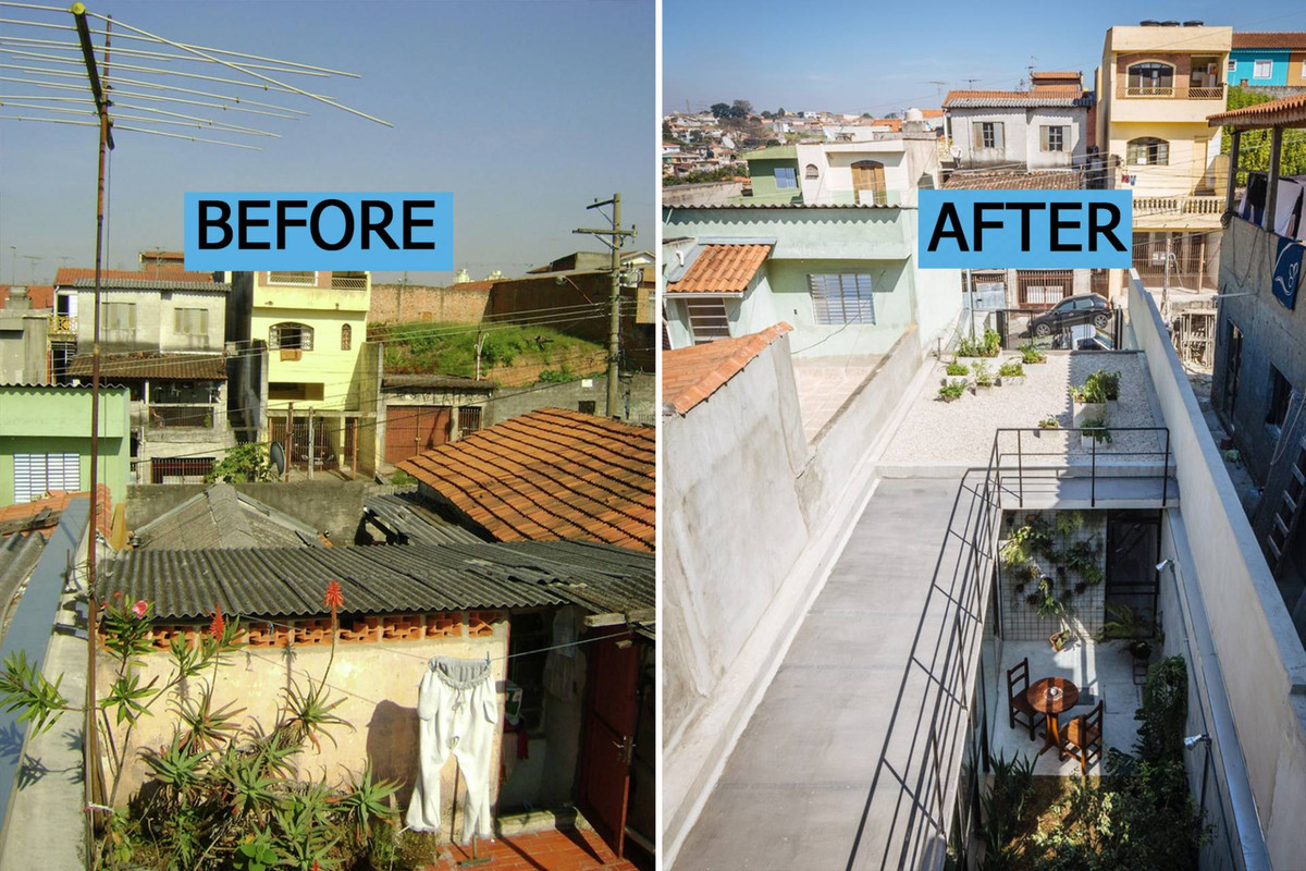 Công trình được xây lại trên nền nhà cũ đã xuống cấp nghiêm trọng.