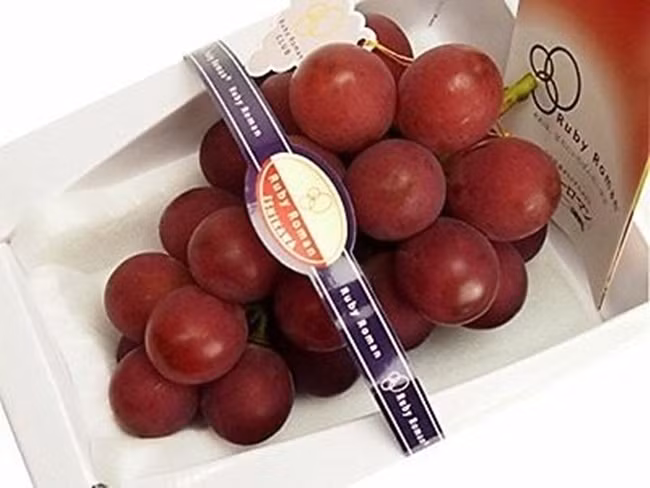 Năm 2008, khi chùm nho Ruby Roman đầu tiên được đưa ra thị trường, nó được mua với giá 100.000 yên/chùm (~21 triệu đồng) nặng 700g.