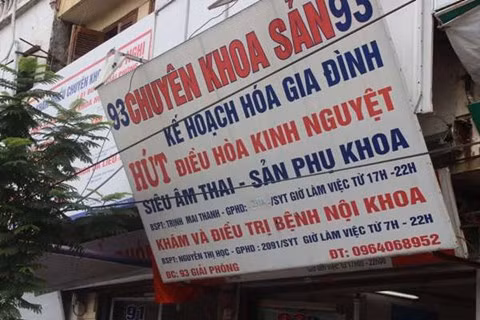 Thu hoi giay phep hoat dong 2 phong kham tai Ha Noi