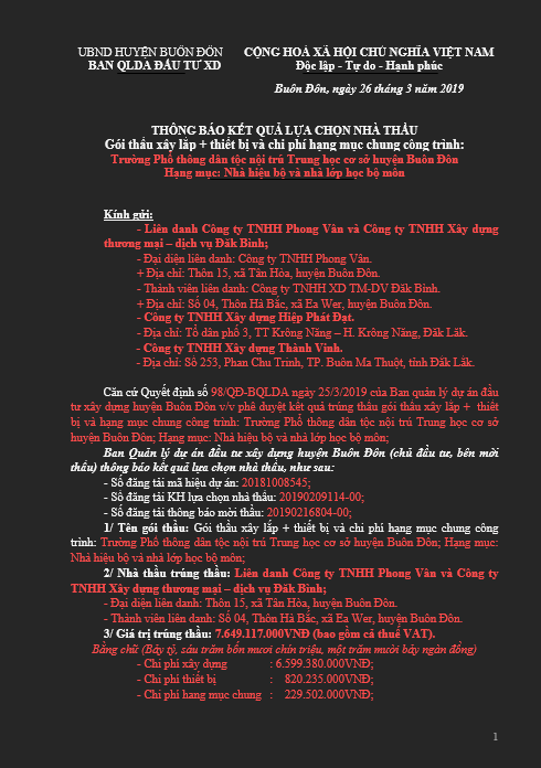 Dak Lak: Cty Phong Van nha thau 'bach phat bach trung' tai Ban QLDA Buon Don-Hinh-2