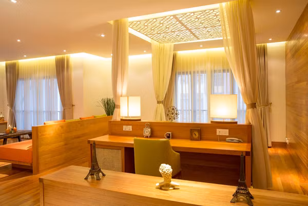 Các góc trong ngôi nhà đều được trang trí gọn gàng, hiện đại mà không kém phần sang trọng.