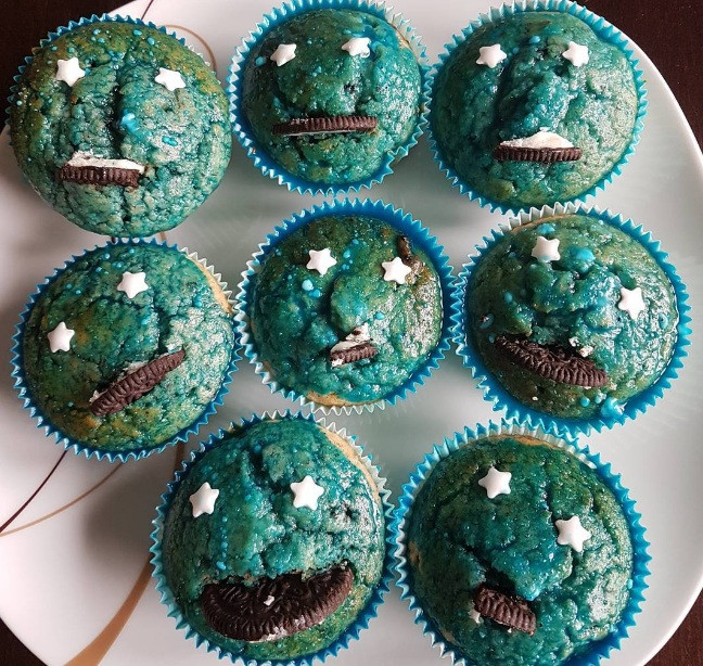 Bánh muffin tạo hình dành cho ... zombie.