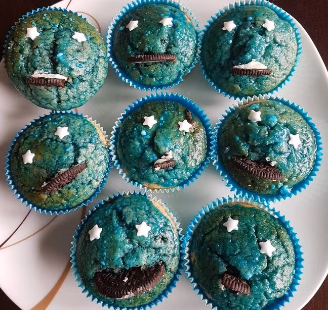 Bánh muffin tạo hình dành cho ... zombie.