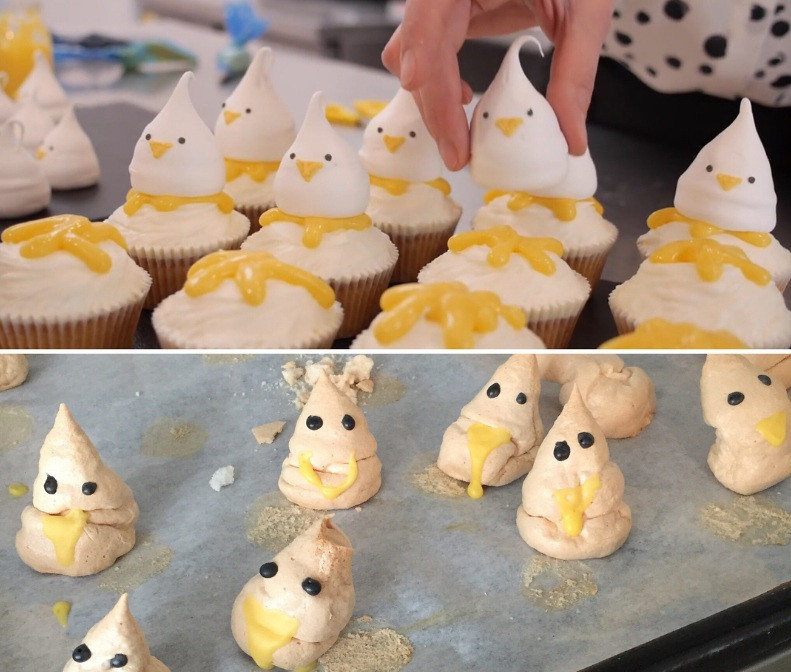 Những chiếc bánh kì vọng đẹp đẽ và bánh ngoài thực tế khác xa nhau.