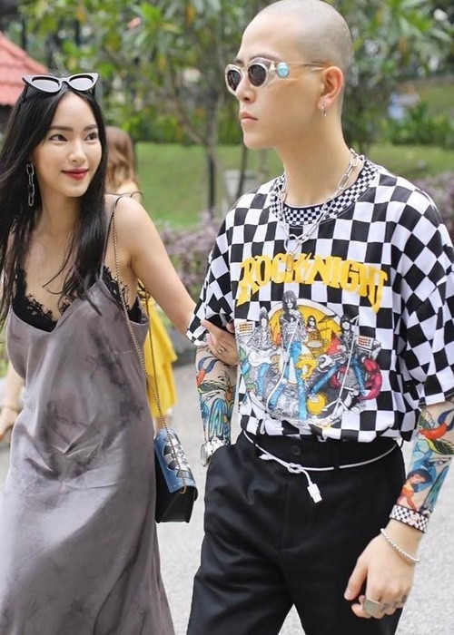 Thực tế, vào tháng 6/2017, Châu Bùi từng lên tiếng xác nhận tạm chia tay Decao. Đến đầu tháng 1/2018, cô thừa nhận yêu lại từ đầu với Decao. Ảnh: Zing