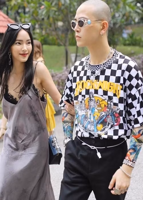 Thực tế, vào tháng 6/2017, Châu Bùi từng lên tiếng xác nhận tạm chia tay Decao. Đến đầu tháng 1/2018, cô thừa nhận yêu lại từ đầu với Decao. Ảnh: Zing