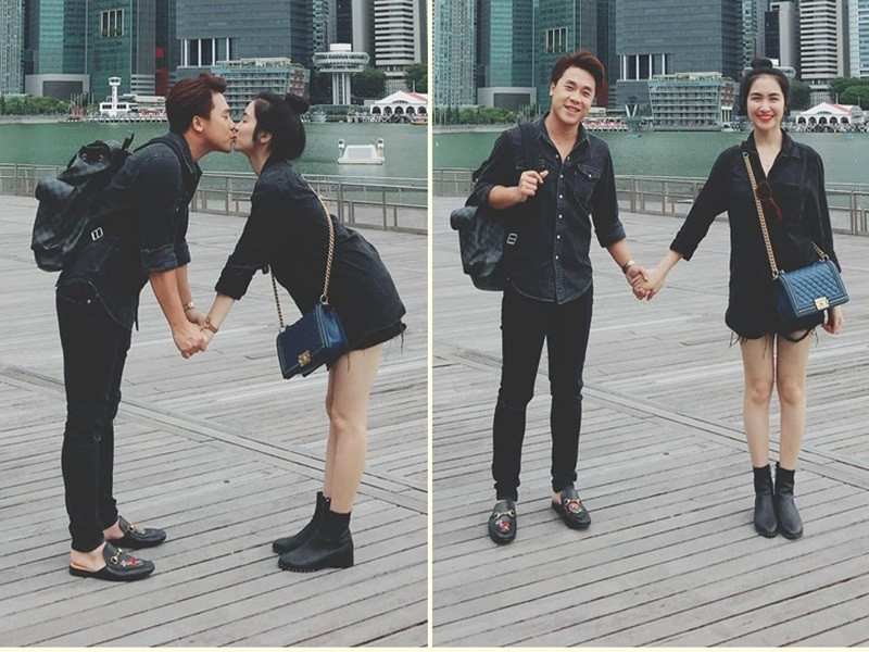 Hòa Minzy chiều chuộng Minh Hải hết mức. Không ít lần, cô tặng cho nửa kia món quà giá trị.