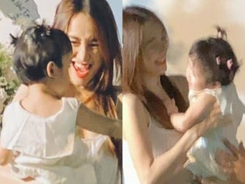 Con gái của Nhã Phương có dáng người nhỏ nhắn. Ảnh: Vietnamnet