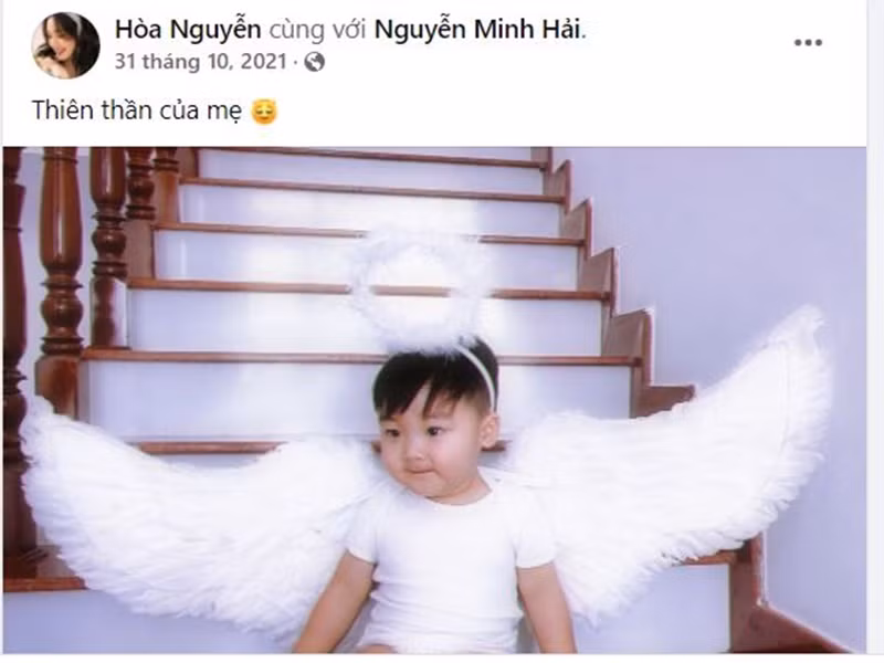 Lần cuối cùng Hòa Minzy đăng tải bài viết nhắc đến Minh Hải trên mạng xã hội là cuối tháng 10/2021. Ảnh chụp màn hình