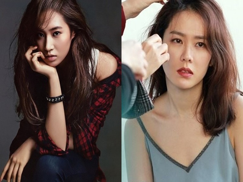 Có tin đồn về tình cảm đồng giới giữa Son Ye Jin và nữ ca sĩ Yuri (nhóm SNSD). Tuy nhiên, Son Ye Jin chưa bao giờ lên tiếng về những lời đồn đoán này. Ảnh: Pose