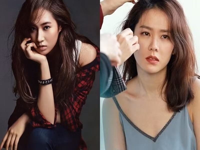 Có tin đồn về tình cảm đồng giới giữa Son Ye Jin và nữ ca sĩ Yuri (nhóm SNSD). Tuy nhiên, Son Ye Jin chưa bao giờ lên tiếng về những lời đồn đoán này. Ảnh: Pose