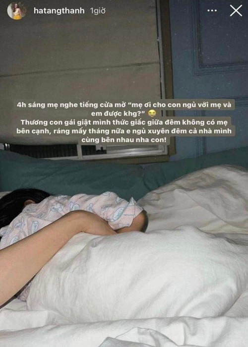 Vì bé Mason còn nhỏ nên nàng ngọc nữ để bé Richard và Chloe ngủ riêng một thời gian trước khi cả gia đình lại ngủ chung một phòng.