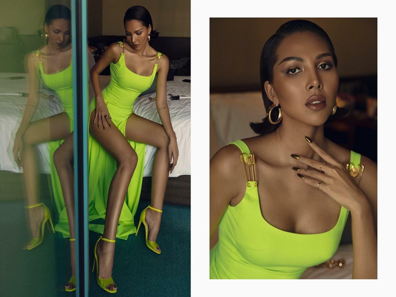 Trang phục táo bạo khiến người hâm mộ của Minh Triệu phải thót tim.