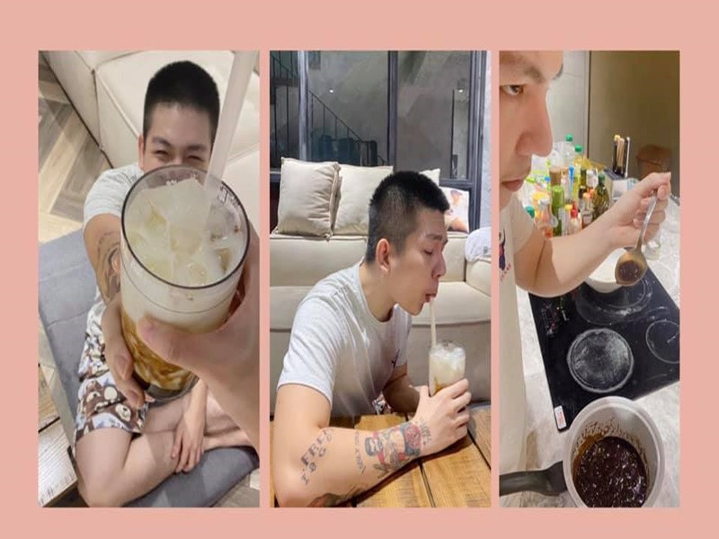 Kelvin Khánh sẵn sàng để vợ đăng ảnh “dìm hàng”.