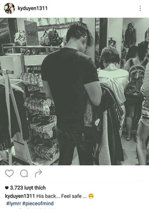 Khoảng thời gian gắn bó với Tạ Công Sơn, Kỳ Duyên vướng không ít ồn ào. Một số lần, vị doanh nhân trẻ tuổi này không ngại lên tiếng bênh vực người đẹp. Ảnh chụp màn hình