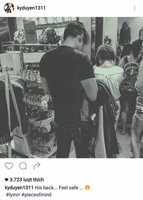 Khoảng thời gian gắn bó với Tạ Công Sơn, Kỳ Duyên vướng không ít ồn ào. Một số lần, vị doanh nhân trẻ tuổi này không ngại lên tiếng bênh vực người đẹp. Ảnh chụp màn hình